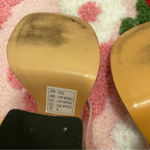 Vintage Deadstock Aldo Gingham Block Heels - Picture 6 of 7